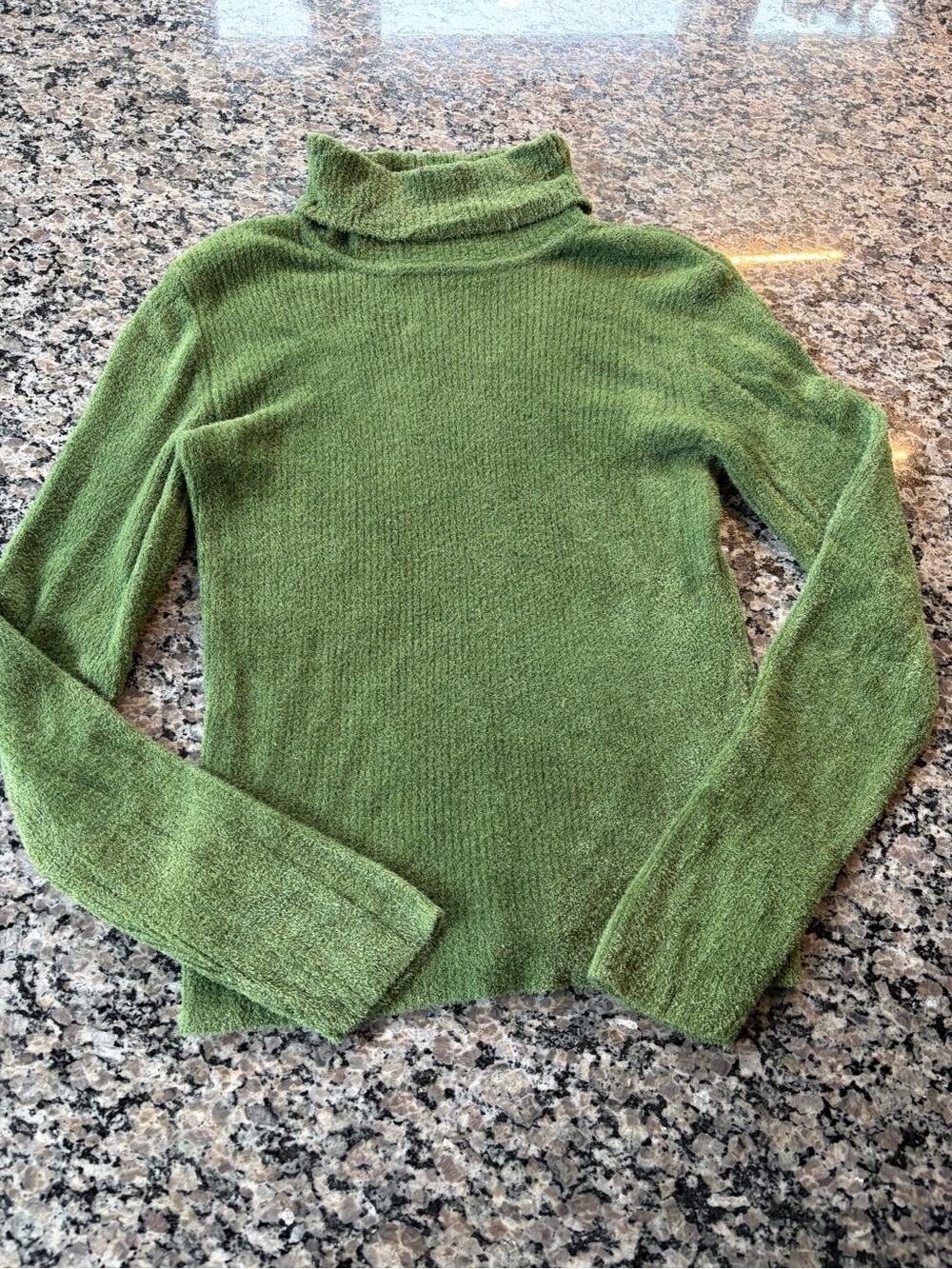 Talbots Green Turtleneck Sweater